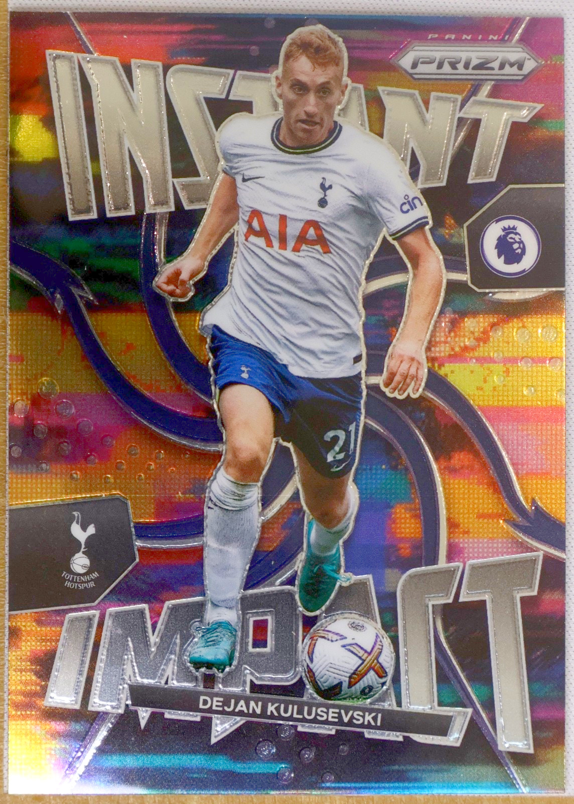 Panini Prizm Premier League 2022-23 #20 Dejan Kulusevski (Tottenham Hotspur)