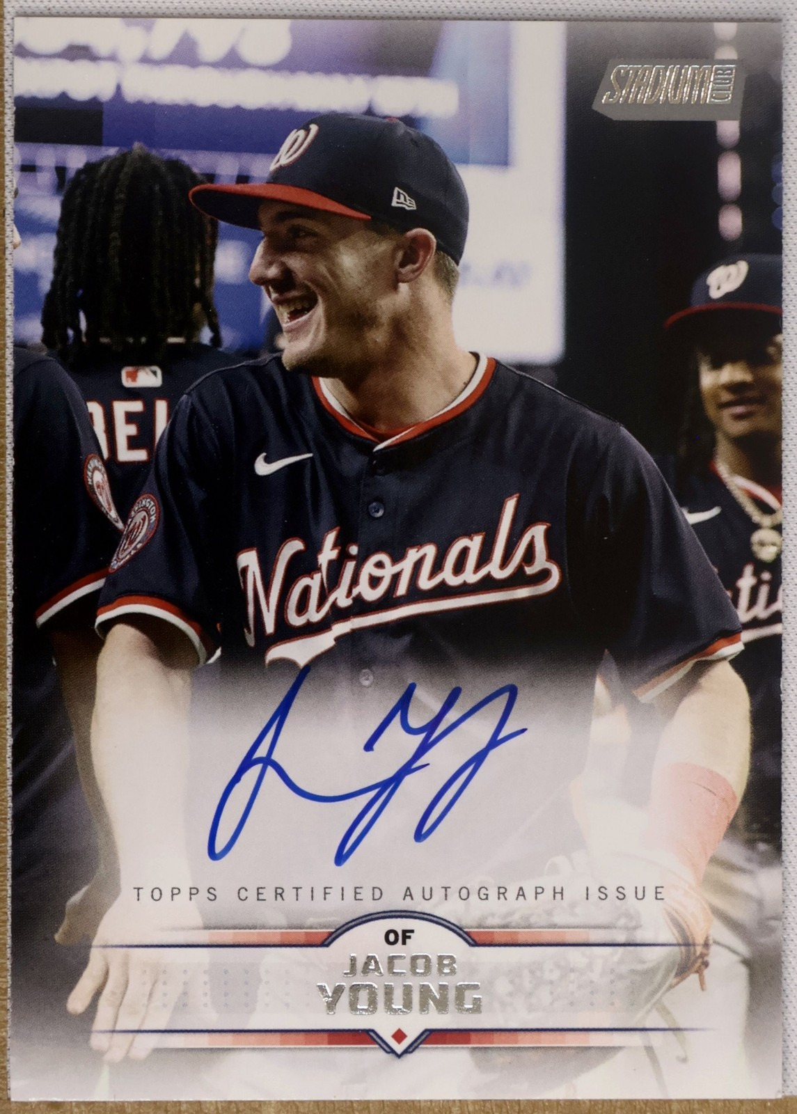 Topps Stadium Club Baseball 2025 #SCBA-JY Jacob Young (Washington Nationals)