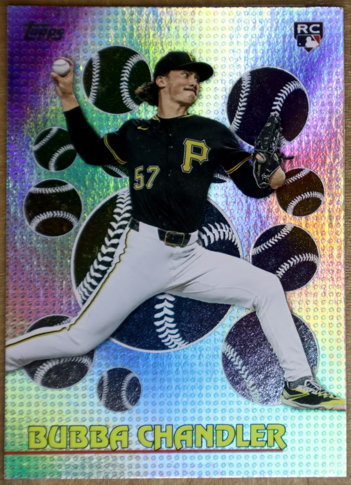 Topps Baseball 2026 #TOG-36 Bubba Chandler (Pittsburgh Pirates) — Crackle Foil