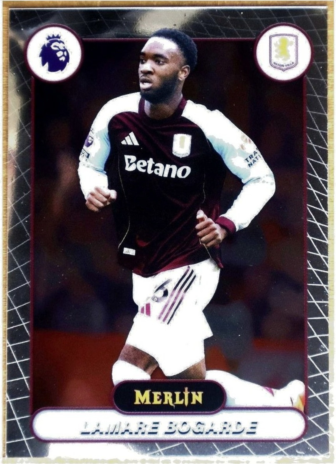 Topps Merlin Premier League 2025-26 #29 Lamare Bogarde (Aston Villa)