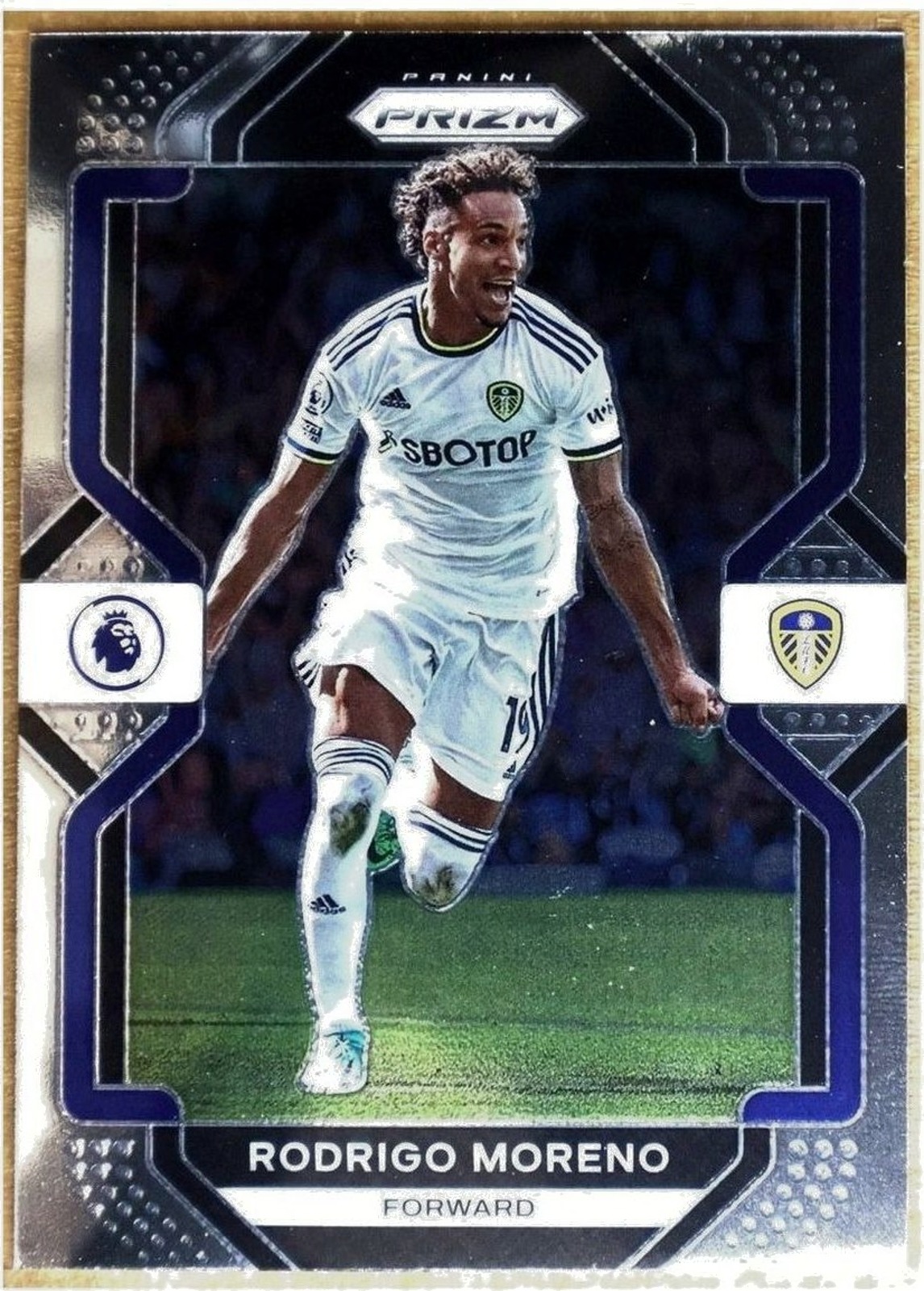 Panini Prizm Premier League 2022-23 #261 Rodrigo Moreno (Leeds United) — Silver