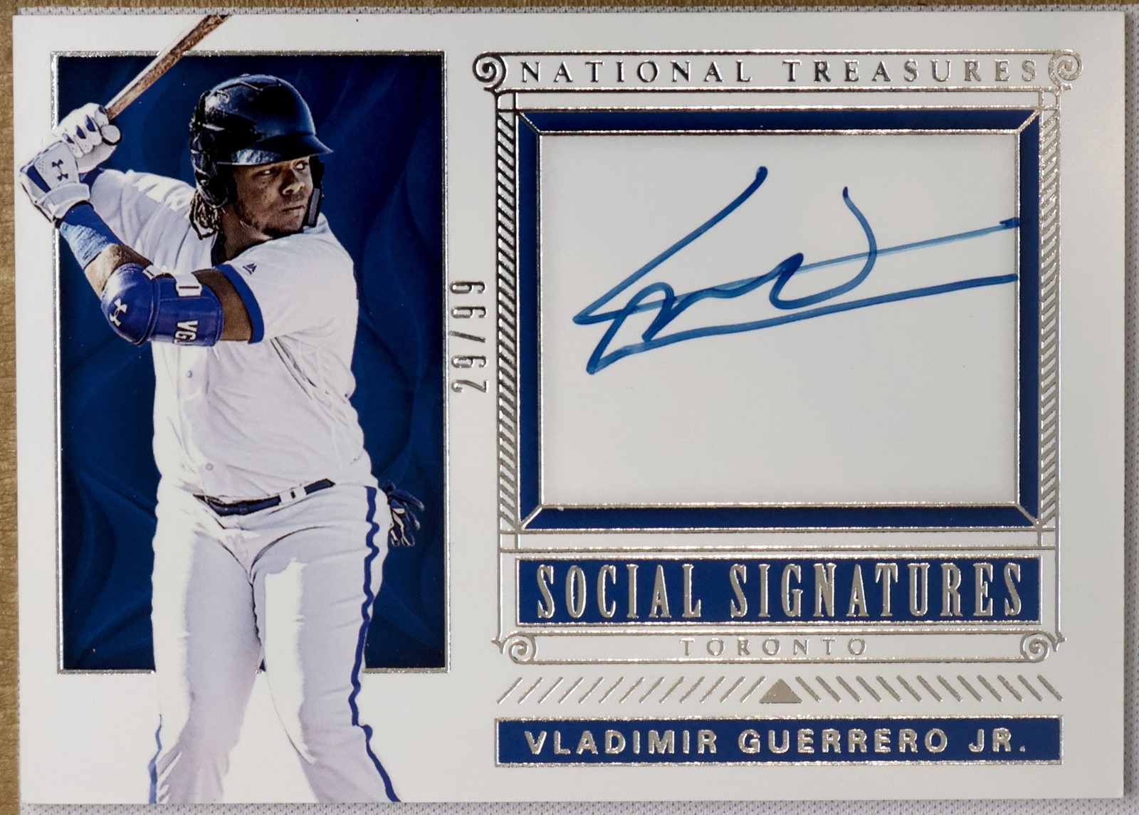 Panini National Treasures 2019 #1 Vladimir Guerrero Jr. (Toronto Blue Jays)