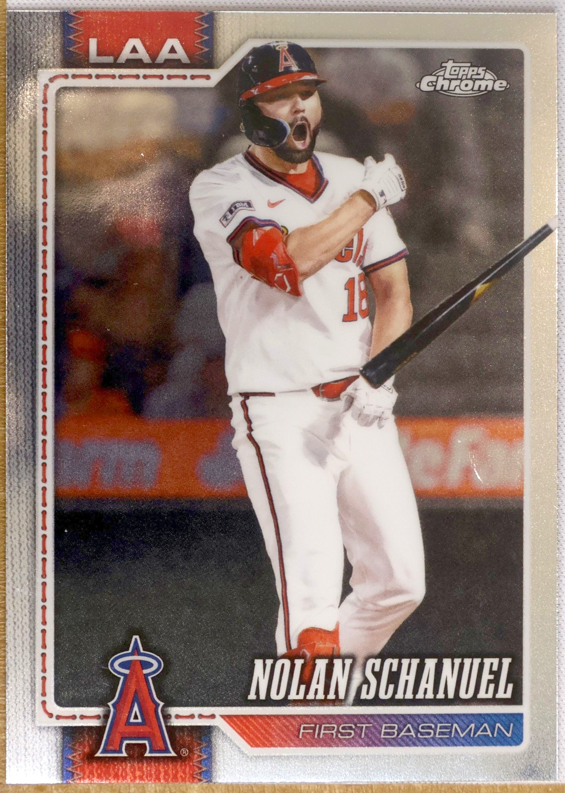 Topps Chrome Baseball 2026 #94 Nolan Schanuel (Los Angeles Angels)