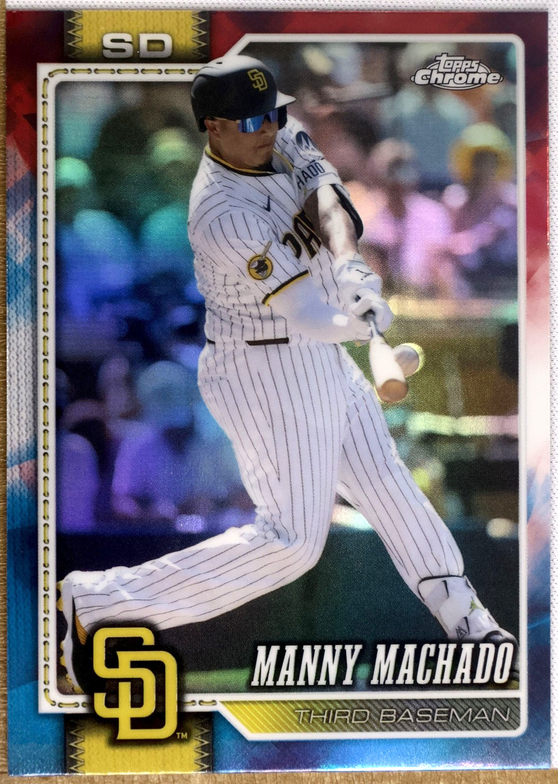 Topps Chrome Baseball 2026 #154 Manny Machado (San Diego Padres)