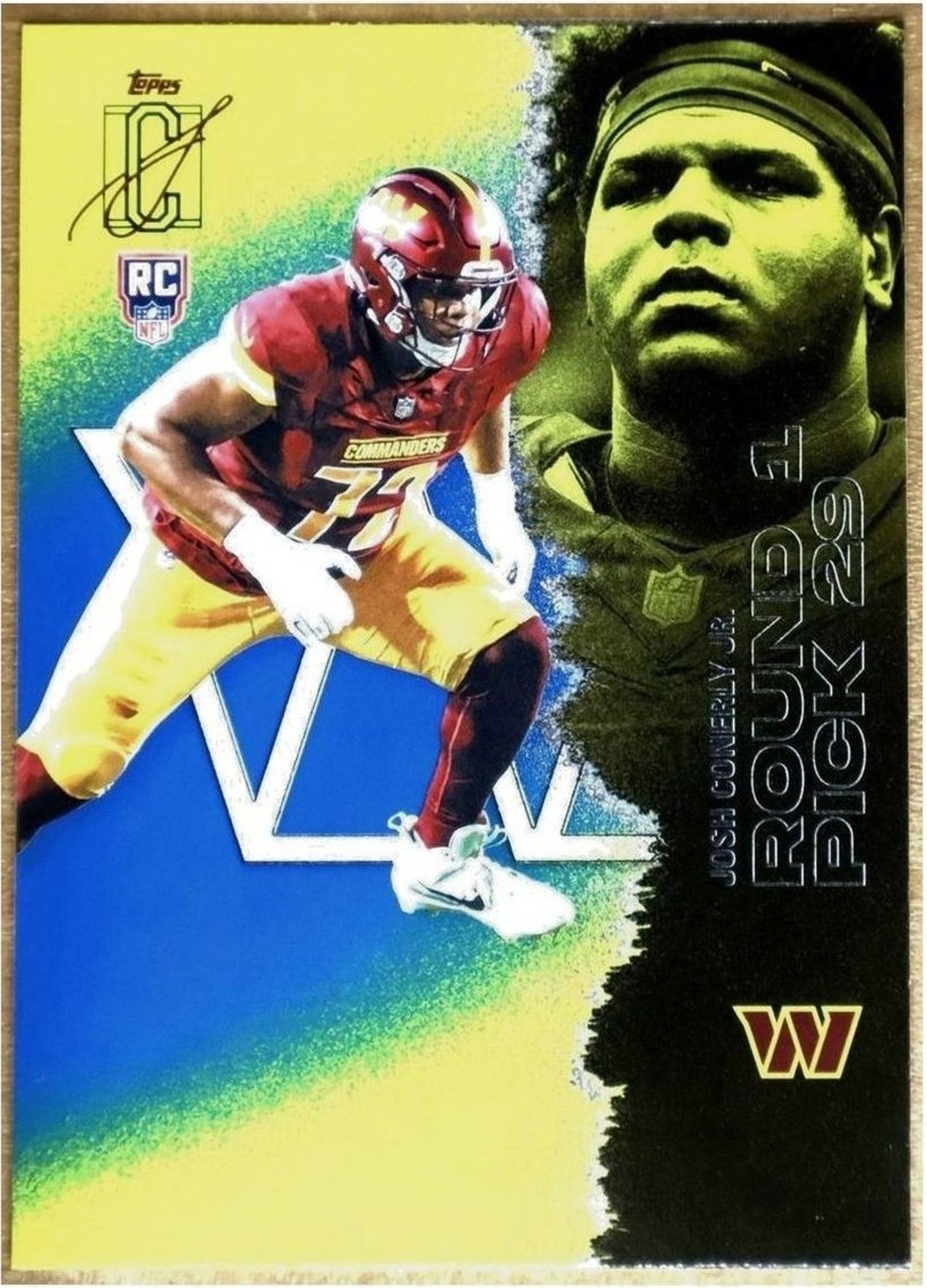 Topps Signature Class Football 2025 #226 Josh Conerly Jr. (Washington Commanders)