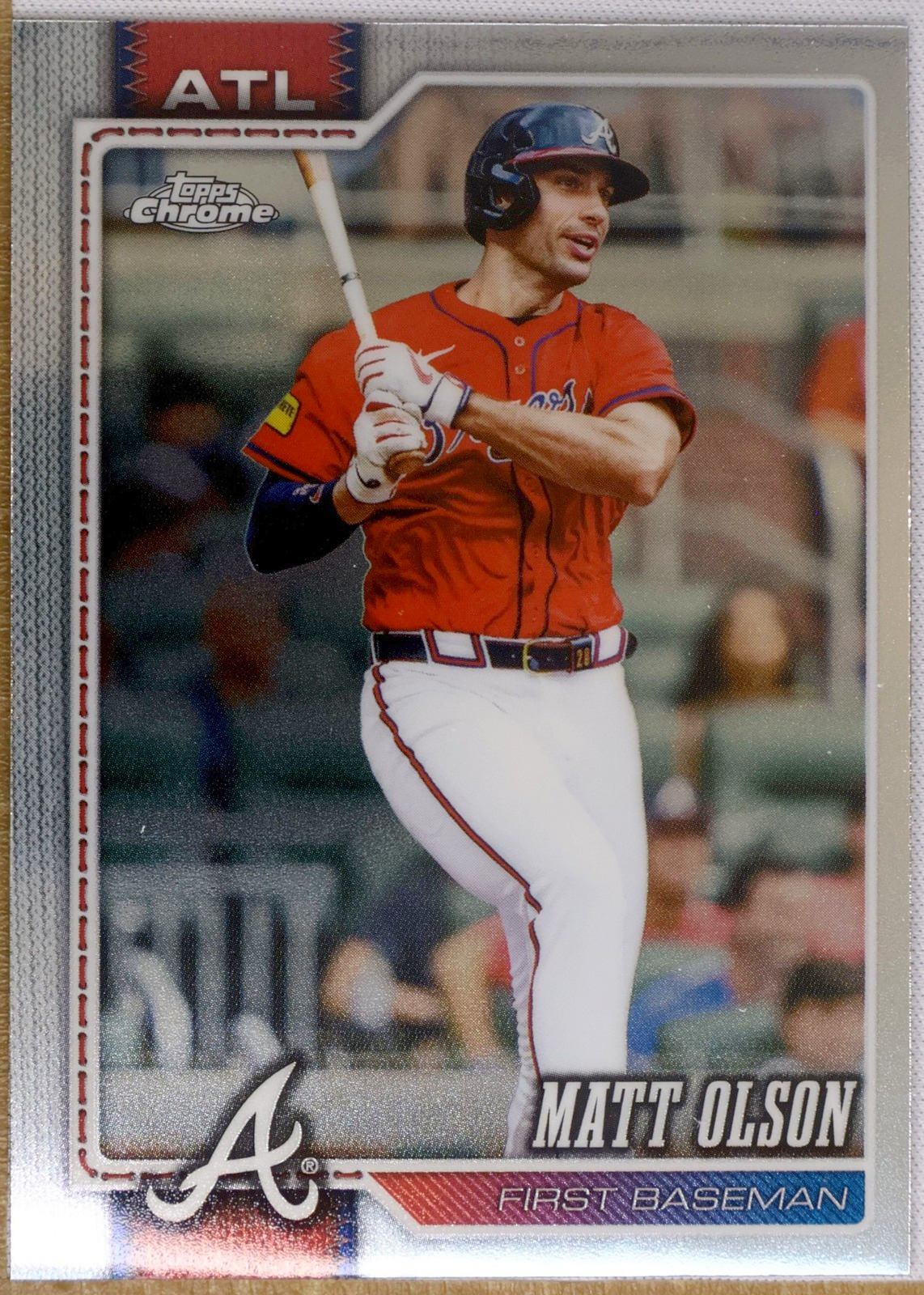 Topps Chrome Baseball 2026 #241 Matt Olson (Atlanta Braves)