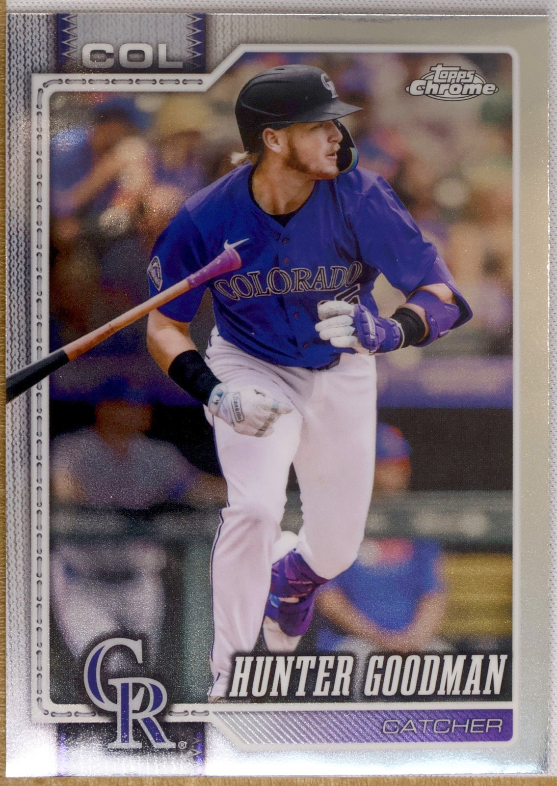 Topps Chrome Baseball 2026 #207 Hunter Goodman (Colorado Rockies)