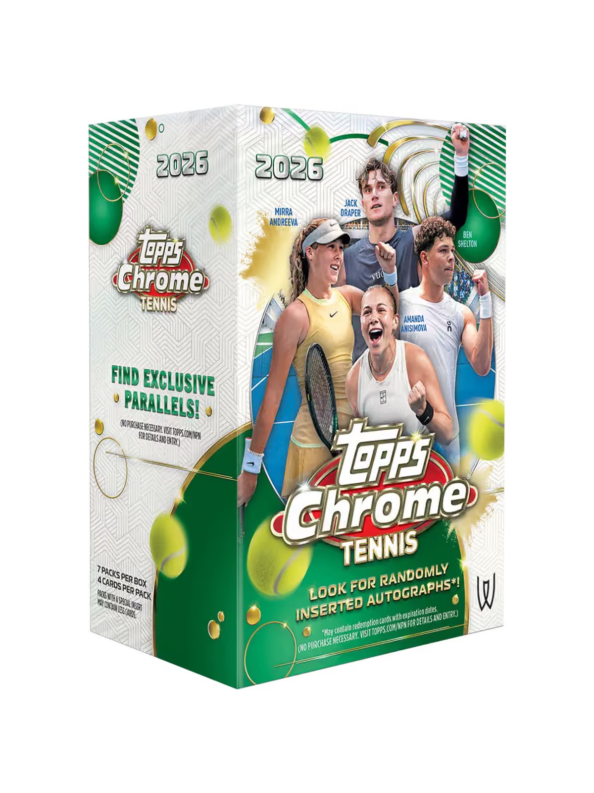 Topps Chrome Tennis - Value Box 2026