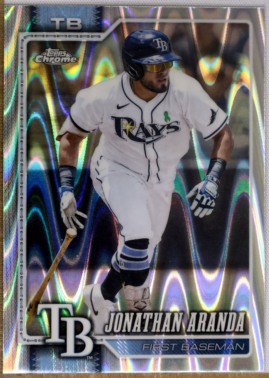 Topps Chrome Baseball 2026 #174 Jonathan Aranda (Tampa Bay Rays)