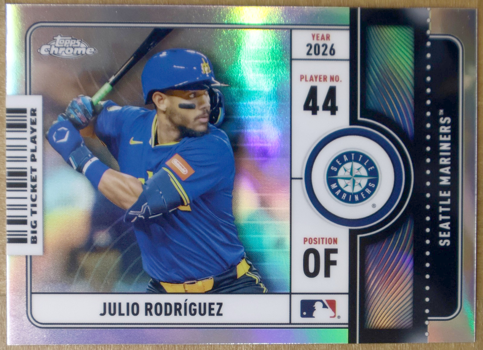 Topps Chrome Baseball 2026 #BTP-21 Julio Rodríguez (Seattle Mariners)
