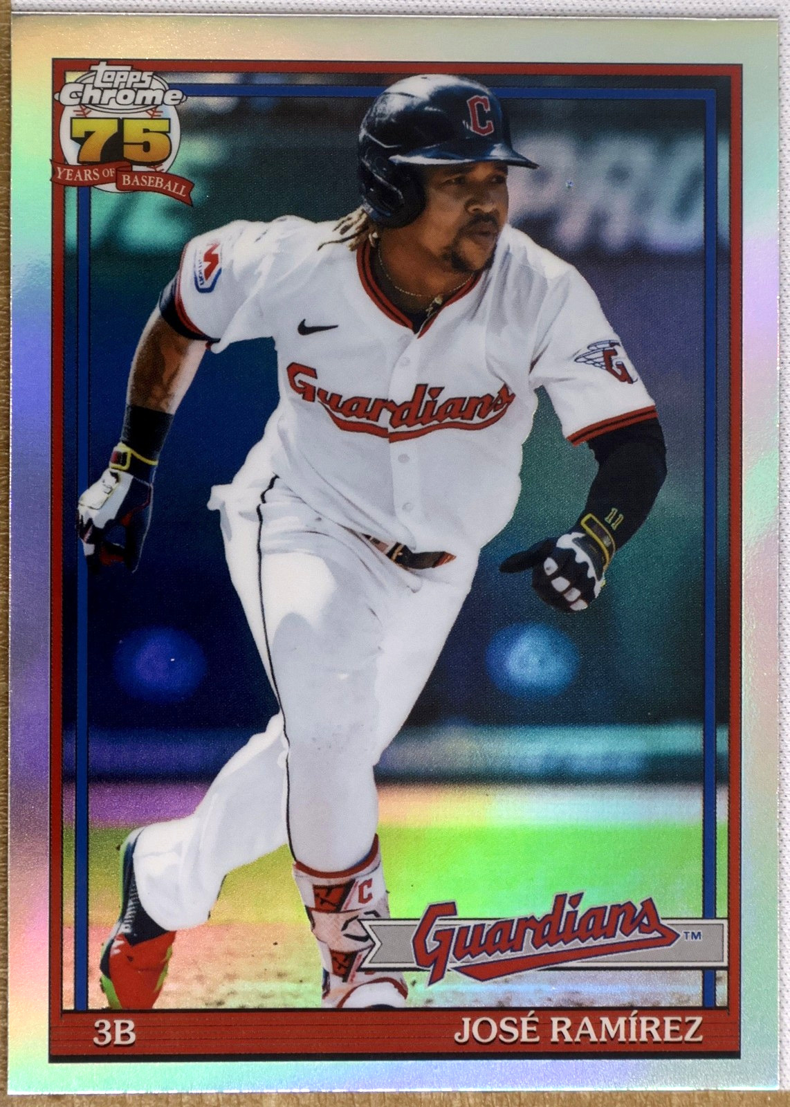 Topps Baseball 2026 #91C-84 José Ramírez (Cleveland Guardians) — Refractor