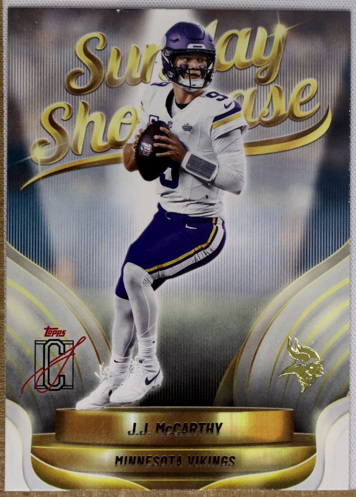 Topps Signature Class Football 2025 #SS-20 J.J. McCarthy (Minnesota Vikings)