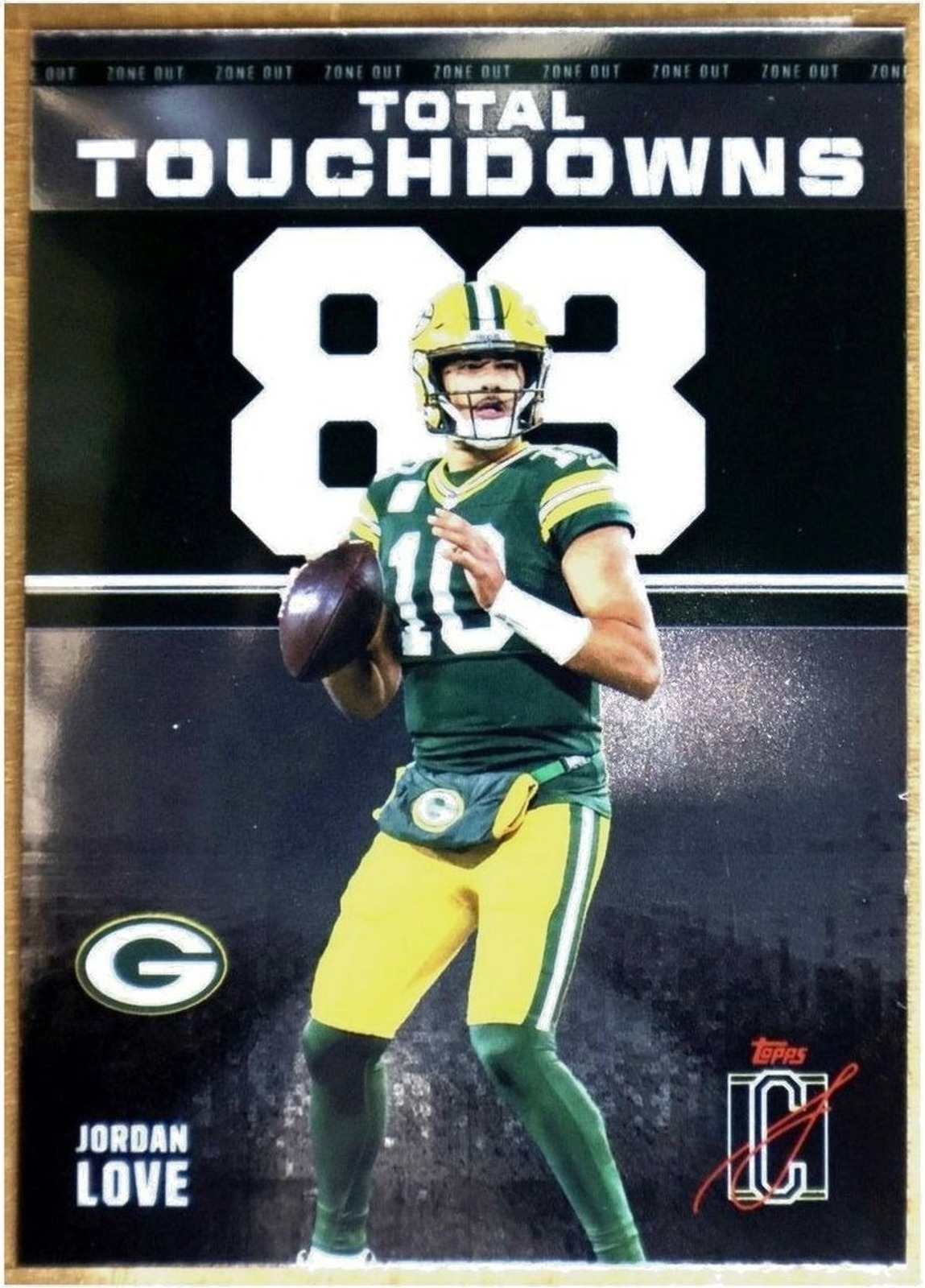 Topps Signature Class Football 2025 #ZO-21 Jordan Love (Green Bay Packers)