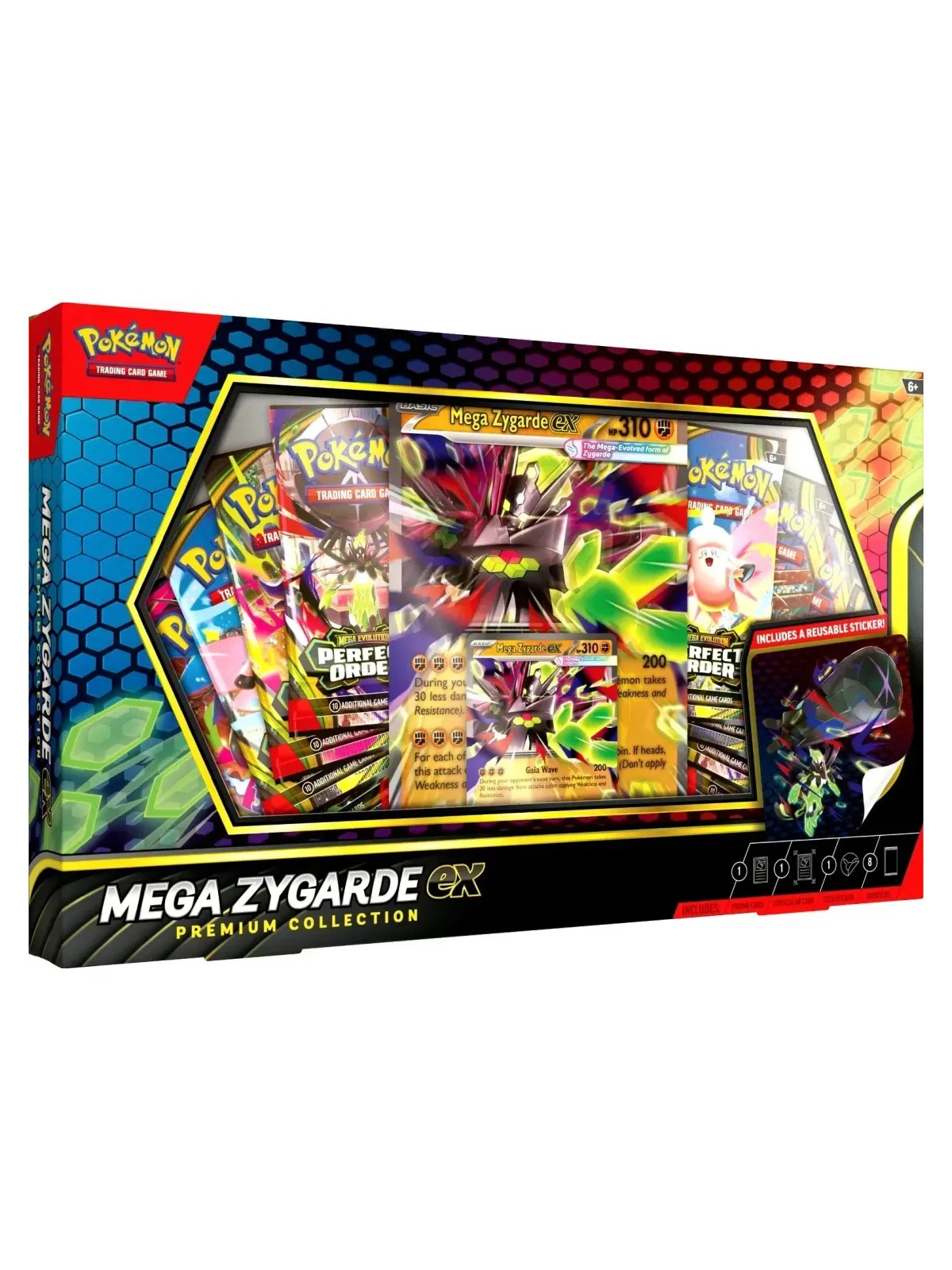 Pokemon TCG: Mega Zygarde Ex Premium Collection (Inglés)