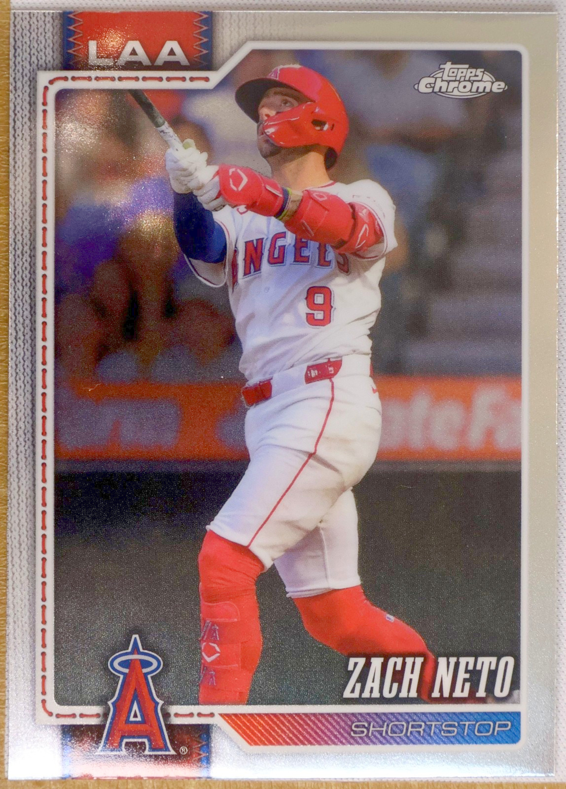 Topps Chrome Baseball 2026 #77 Zach Neto (Los Angeles Angels)