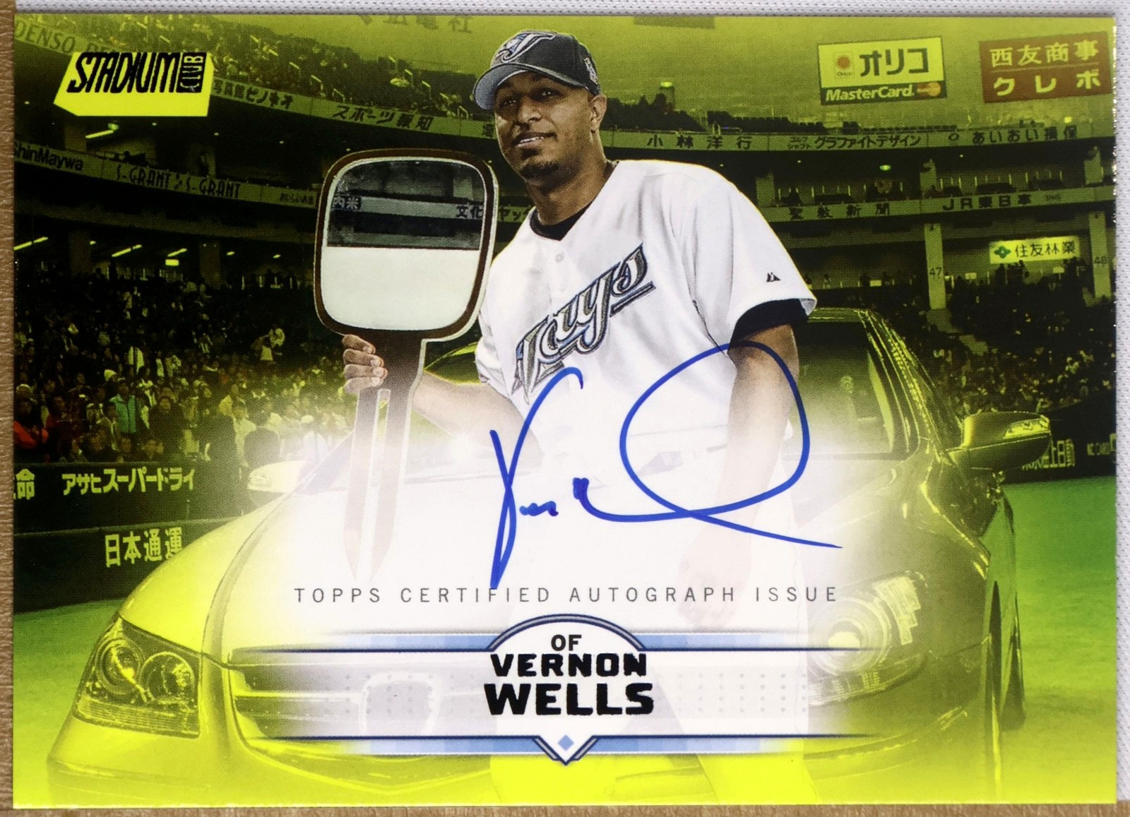 Topps Stadium Club Baseball 2025 #SCBA-VW Vernon Wells (Toronto Blue Jays) — Chartreuse