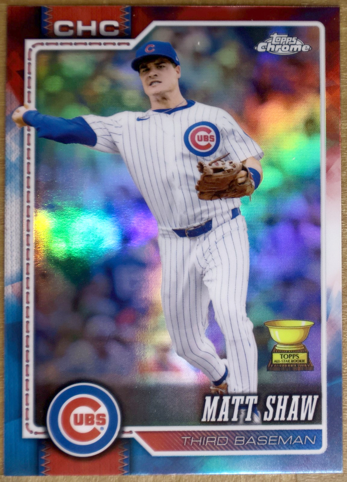 Topps Chrome Baseball 2026 #271 Matt Shaw (Chicago Cubs) — Refractor