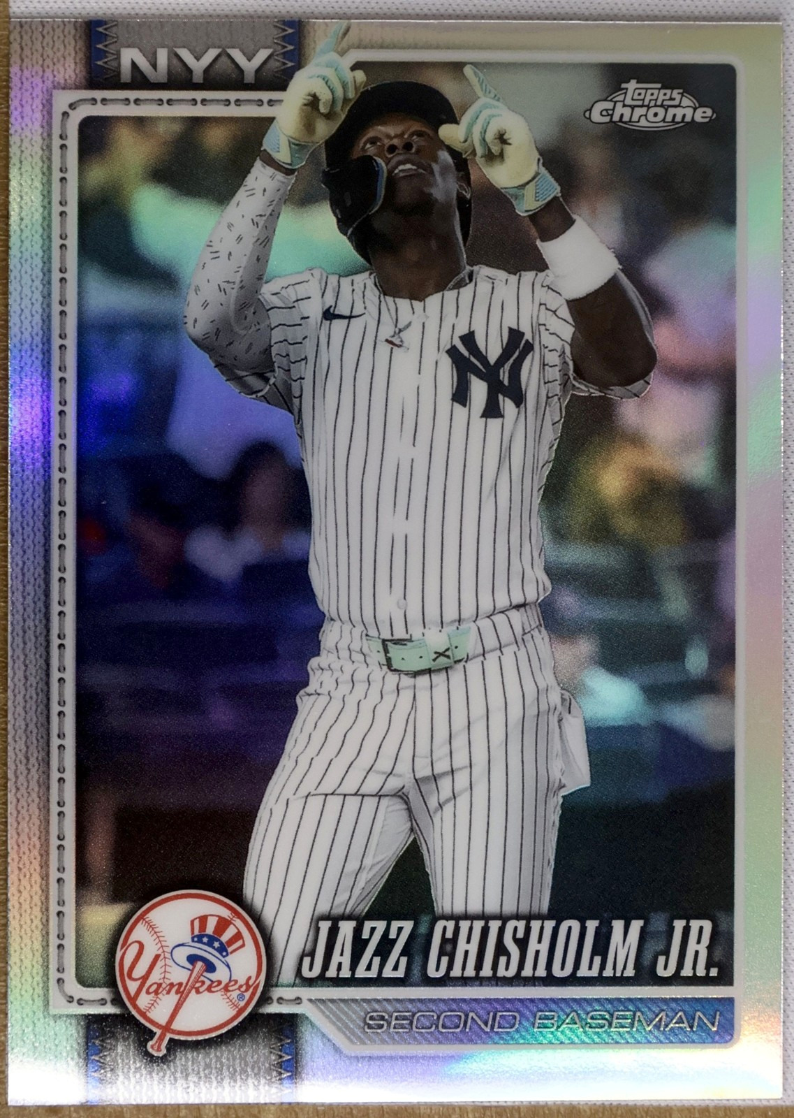 Topps Chrome Baseball 2026 #61 Jazz Chisholm Jr. (New York Yankees)