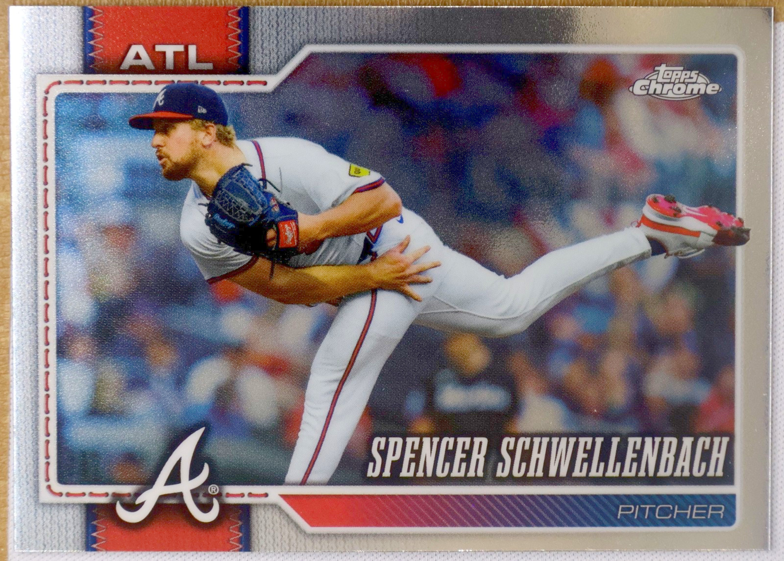 Topps Chrome Baseball 2026 #80 Spencer Schwellenbach (Atlanta Braves)