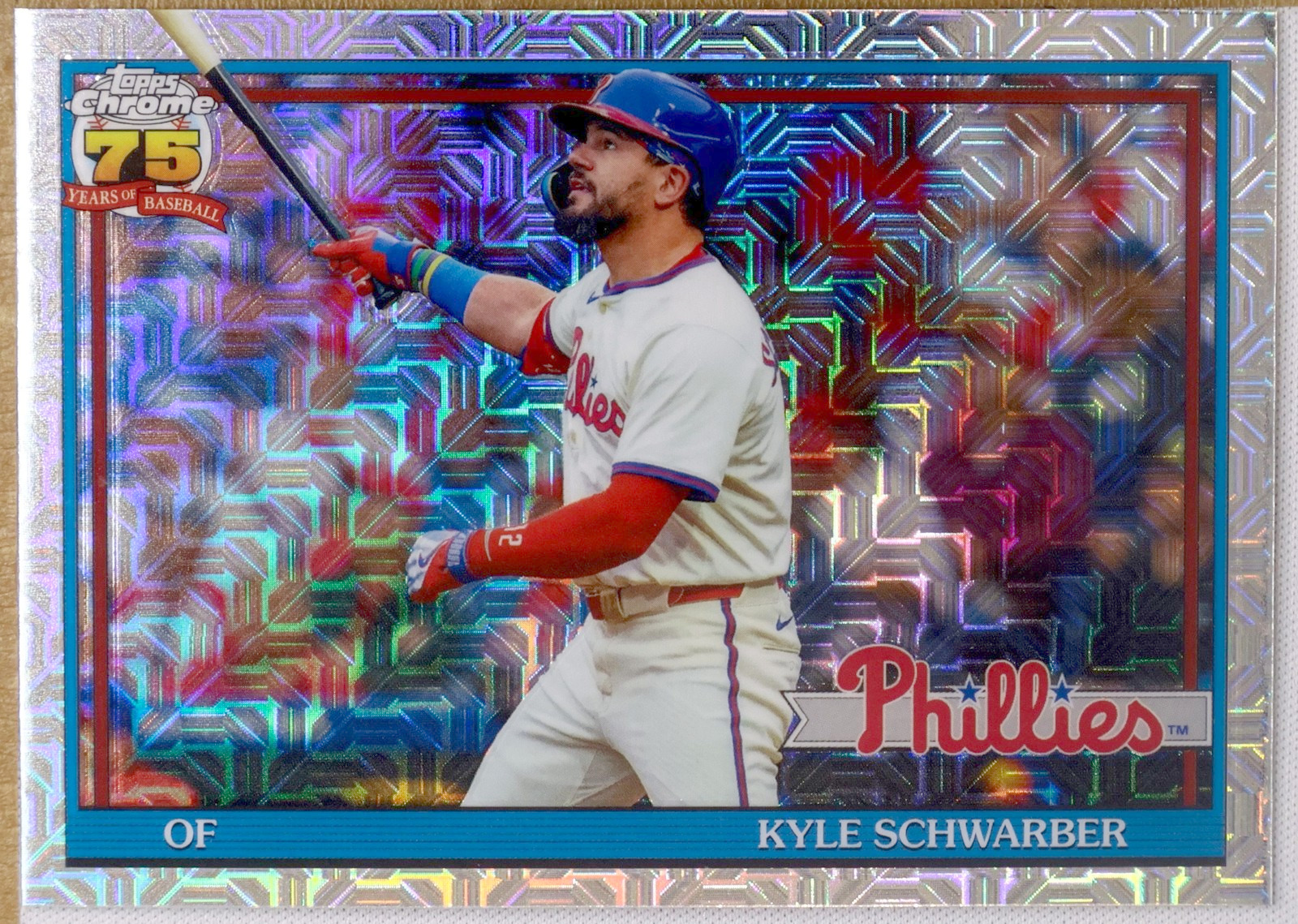Topps Baseball 2026 #91C2-11 Kyle Schwarber (Philadelphia Phillies) — Mojo Refractor