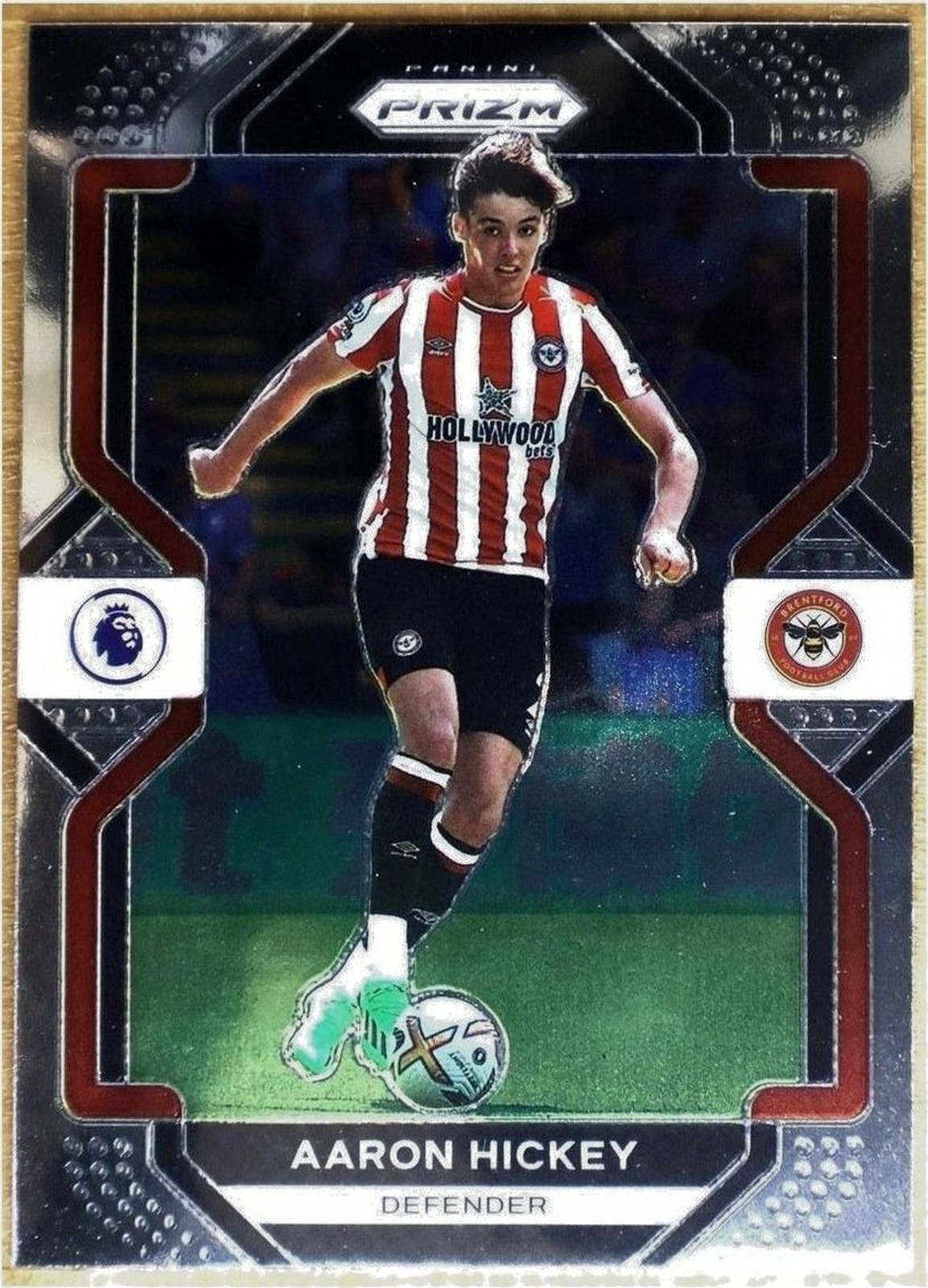 Panini Prizm Premier League 2022-23 #41 Aaron Hickey (Brentford)