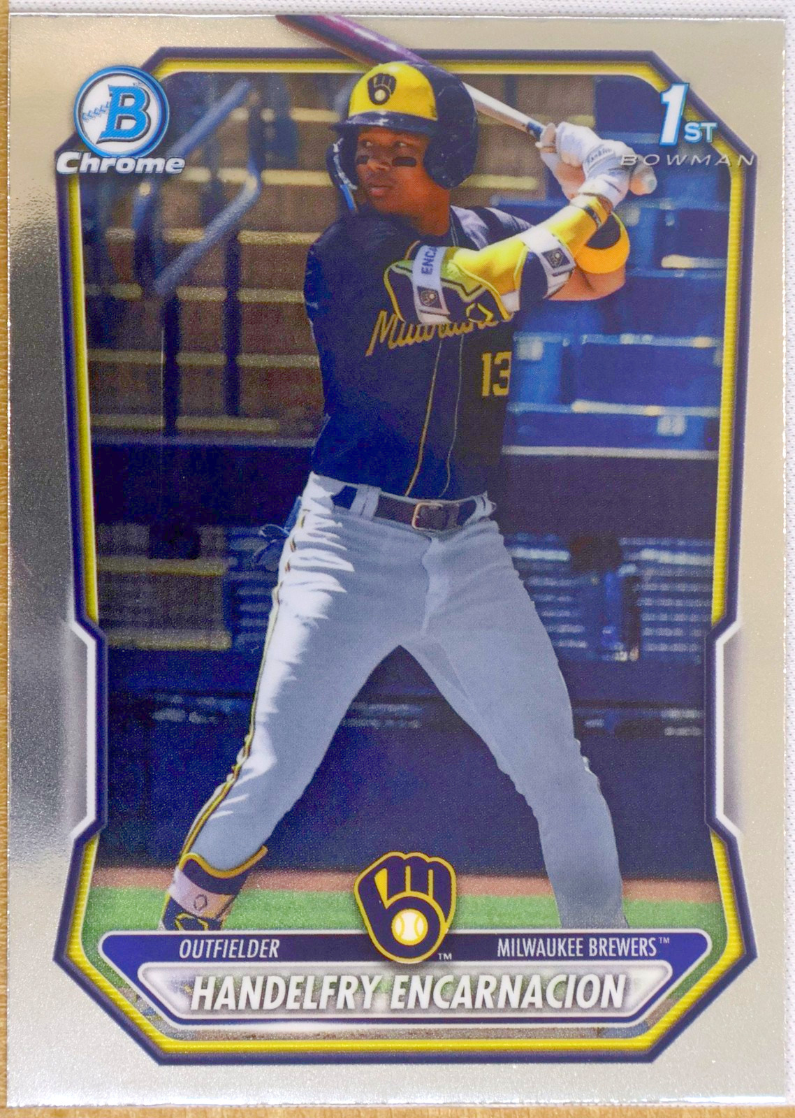 Topps Bowman Baseball 2026 #BCP-47 Handelfry Encarnacion (Milwaukee Brewers)