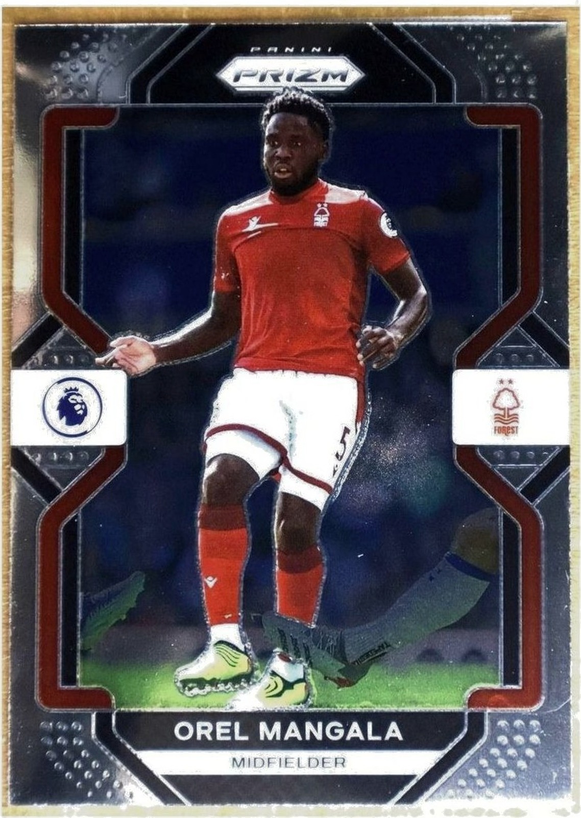 Panini Prizm Premier League 2022-23 #145 Orel Mangala (Nottingham Forest FC)